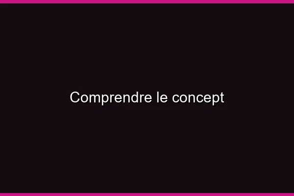 Comprendre le concept