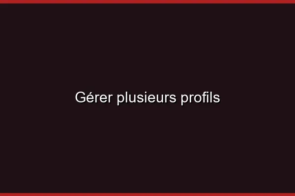 Les éléments clés d'un bon profil