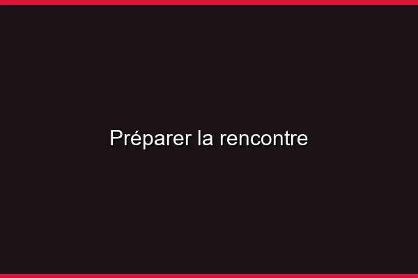 Préparer le rendez-vous